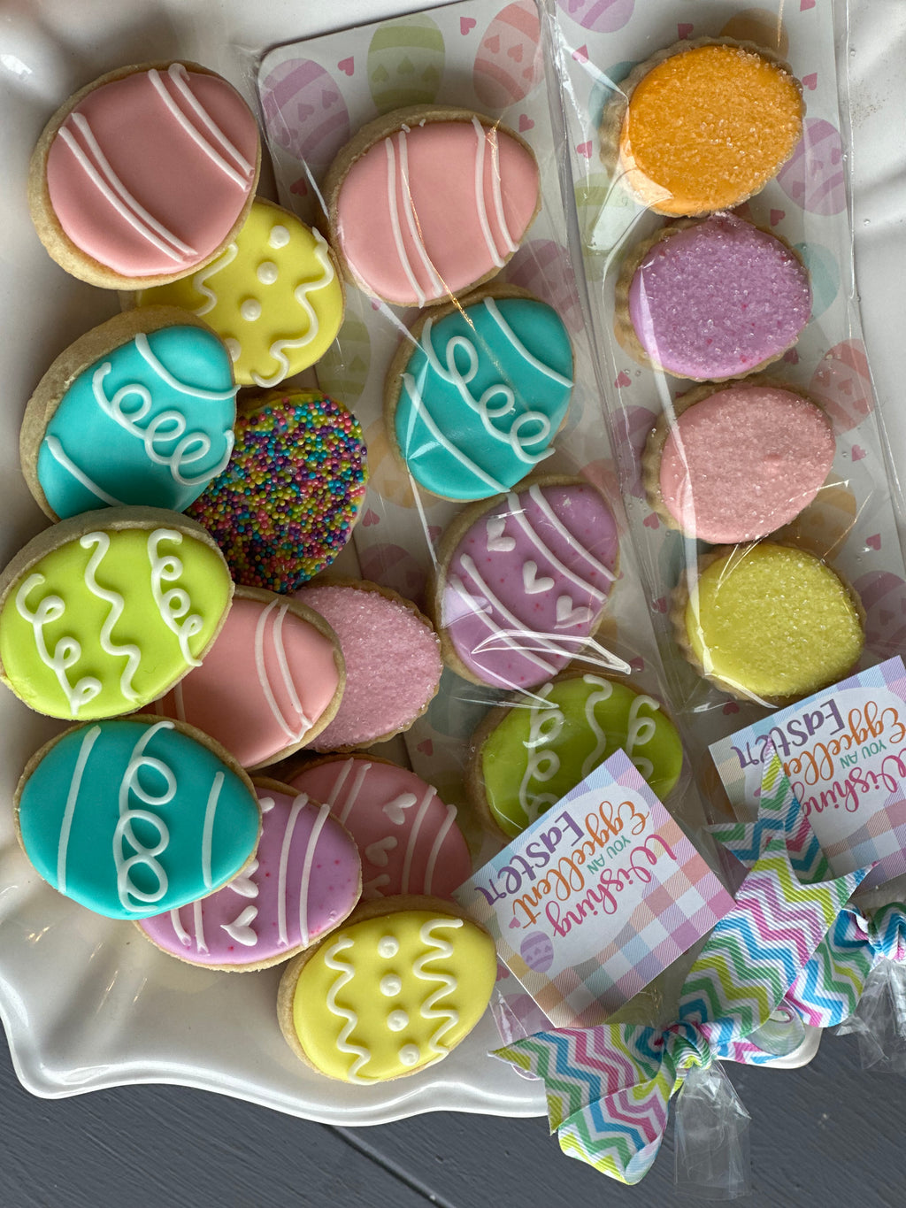 Eggcellent Easter cookie sleeve