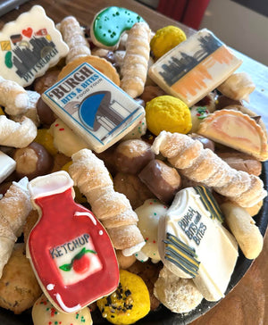 Pittsburgh Wedding Cookie Table Tray presented by 'Burgh Bits & Bites Food Tours