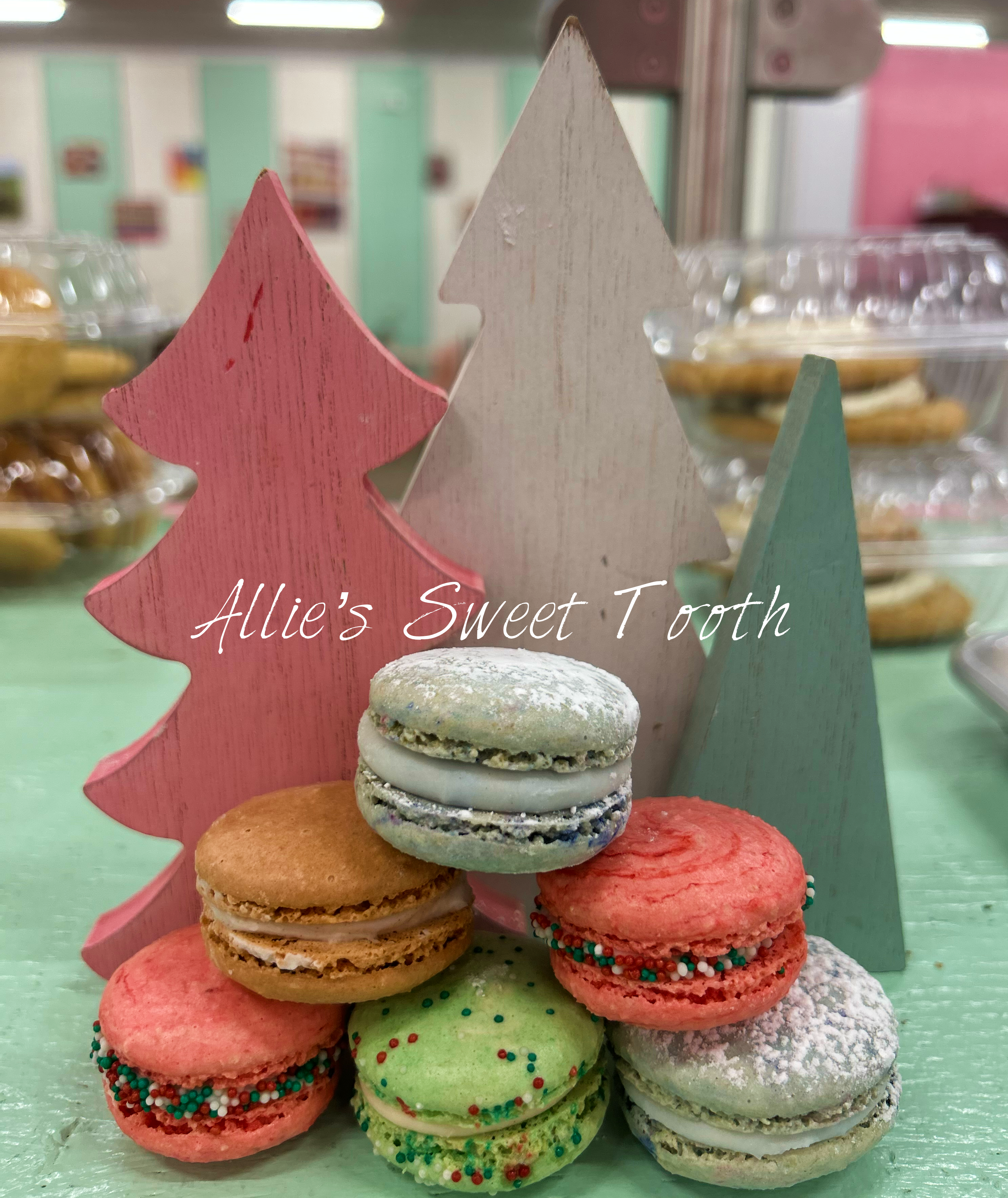 Christmas Macarons