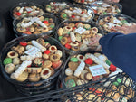 Christmas Cookie trays and dozens