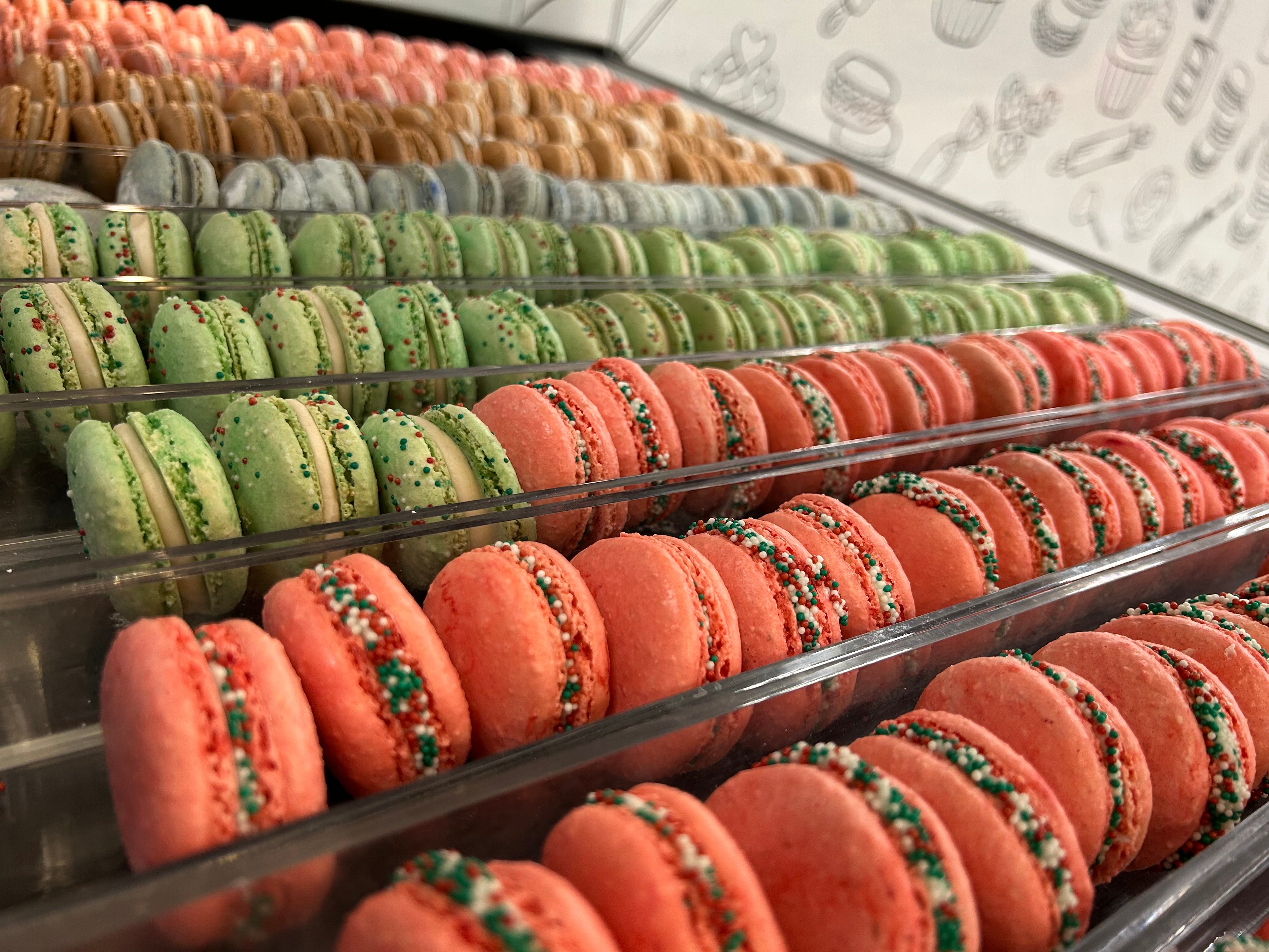 Christmas Macarons