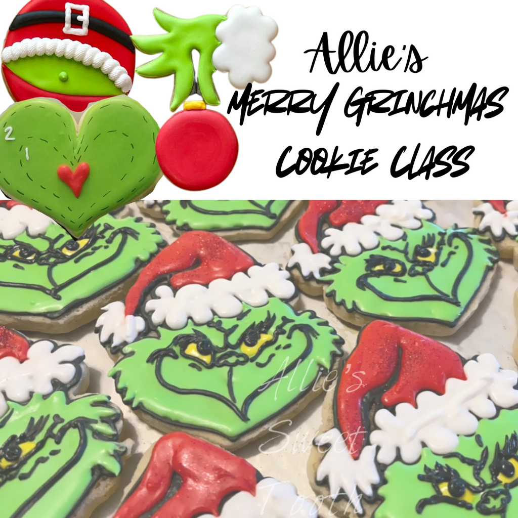 Allie's 2nd Merry GrinchMas Cookie Decorating Class Nov. 2