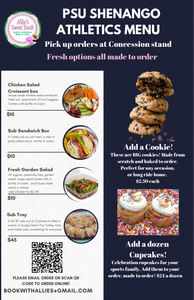 PSU Shenango Athletics Menu