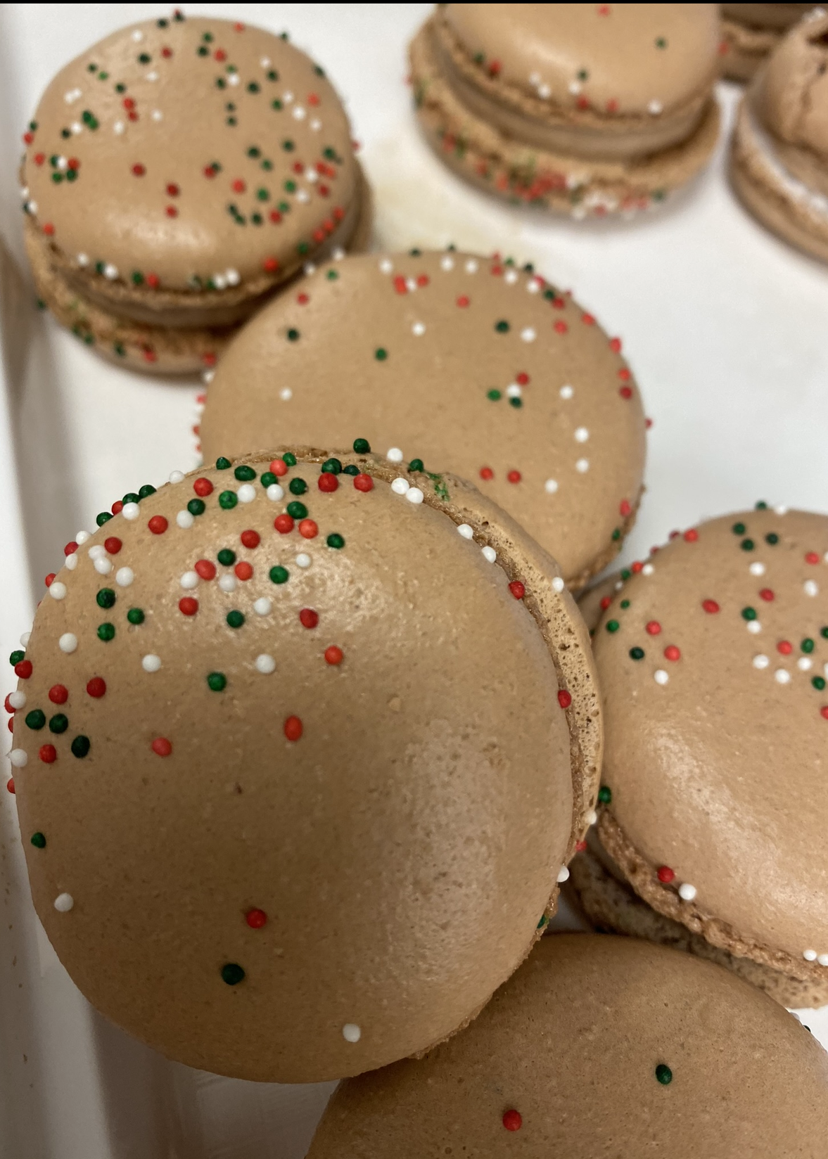 Christmas Macarons